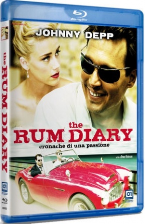 Locandina italiana DVD e BLU RAY The Rum Diary - Cronache di una passione (già 'Diario del desiderio') 
